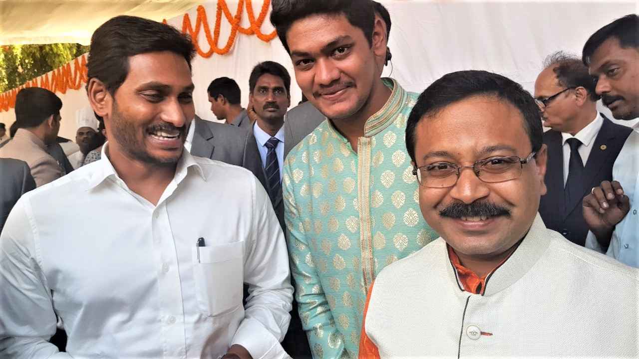 Our Secretary with honorable Chief Minister Andhra Pradesh Sj. Jagan Reddy